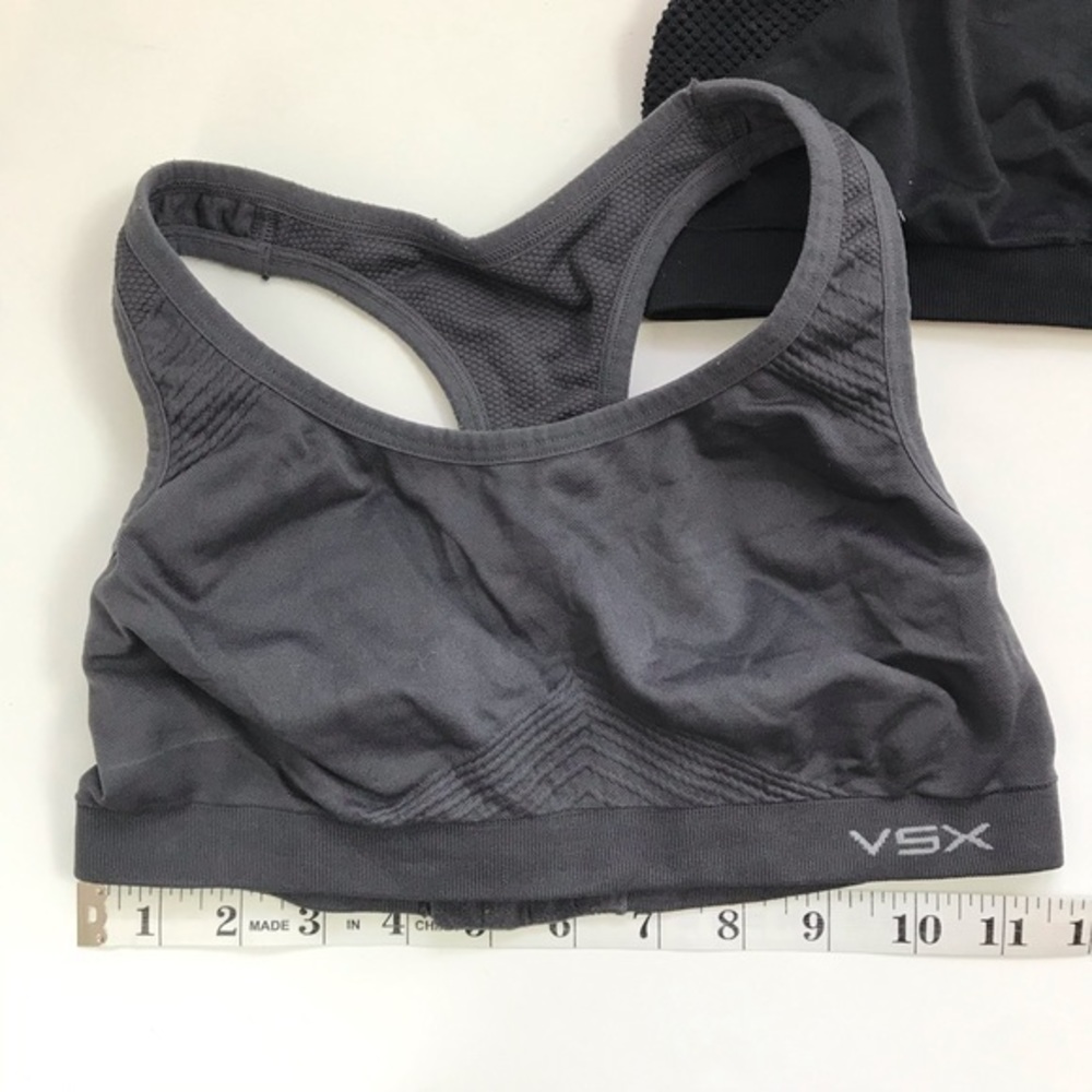 VSX Victoria’s Secret Sports Bra 2-pack Bundle‎ Black Grey - Picture 13 of 13